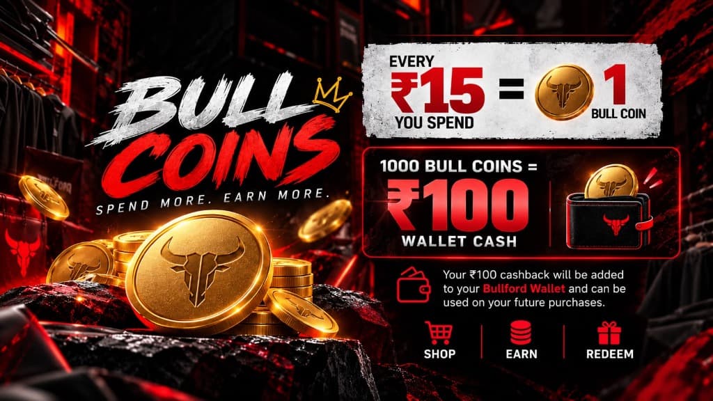 Bull Coins - Spend More. Earn More. Every ₹15 = 1 Bull Coin